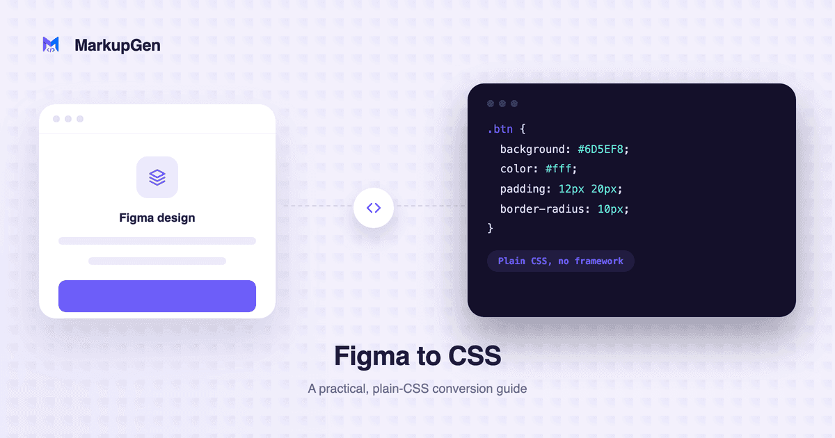 Figma to CSS: A Practical Conversion Guide