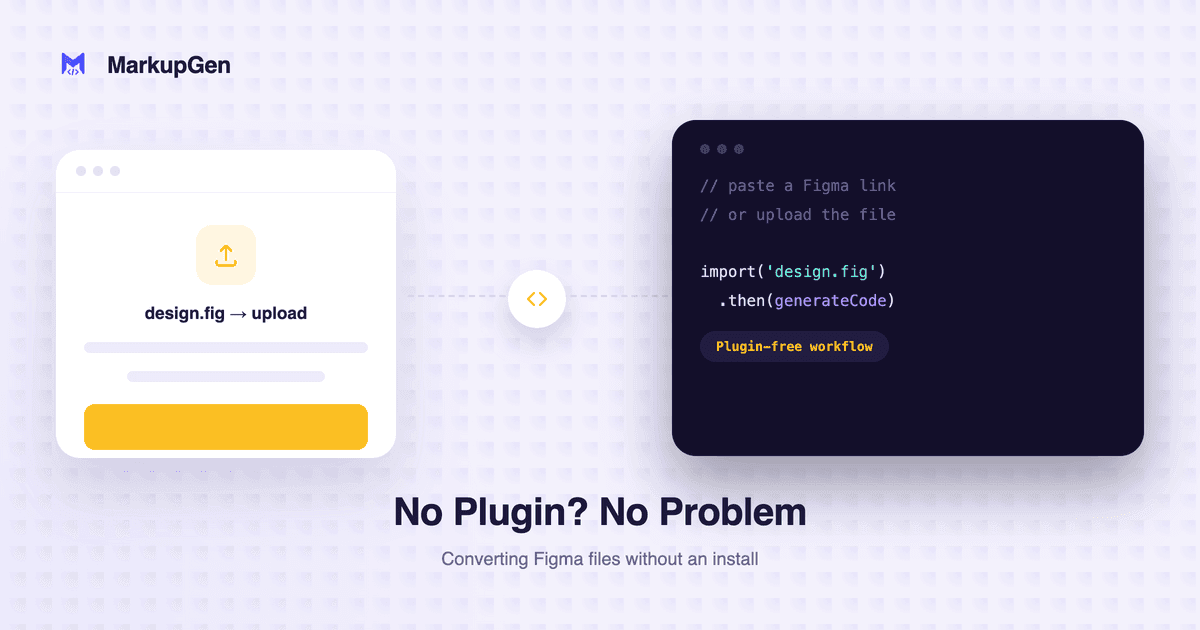 Do You Need a Figma Plugin to Convert Designs to HTML?