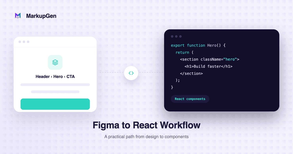 Figma to React: A Practical Workflow for Developers